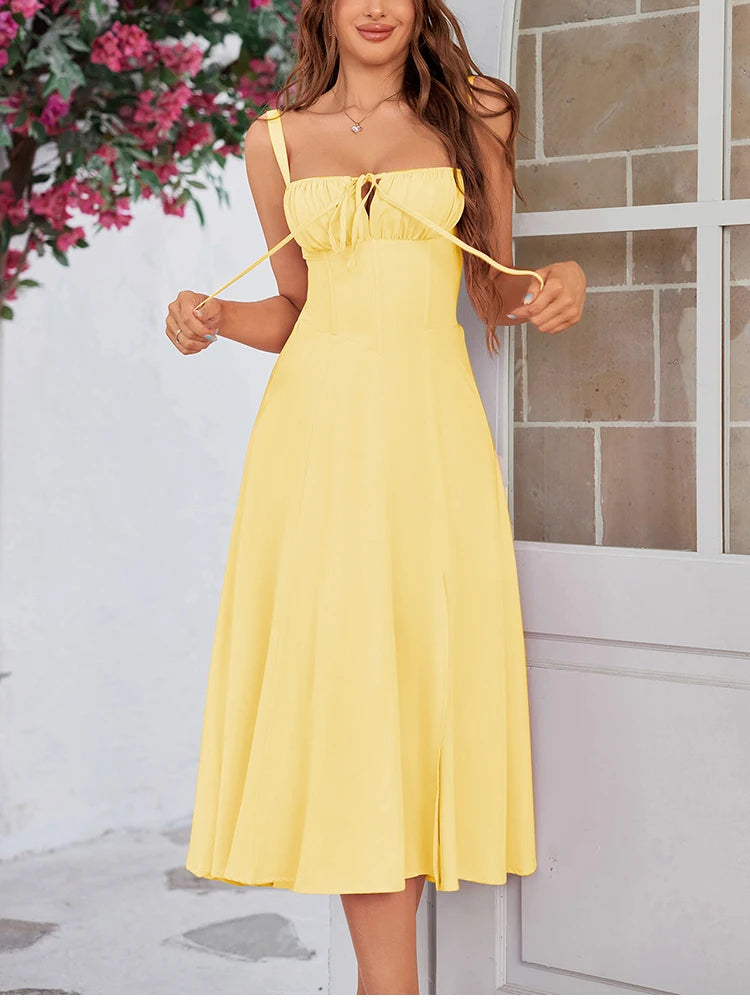 Elegant Blush A-Line Dress