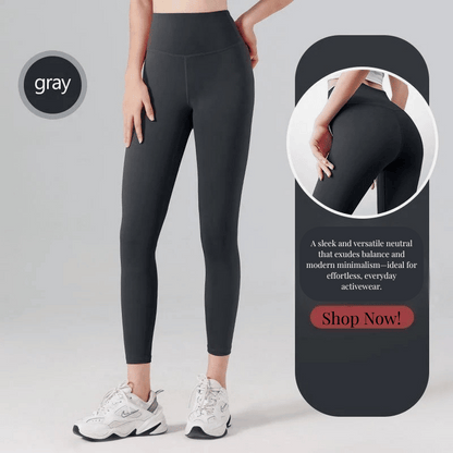 Ribbed High Waisted Seamless Leggings – Tummy Control Yoga & Gym Pants for Women