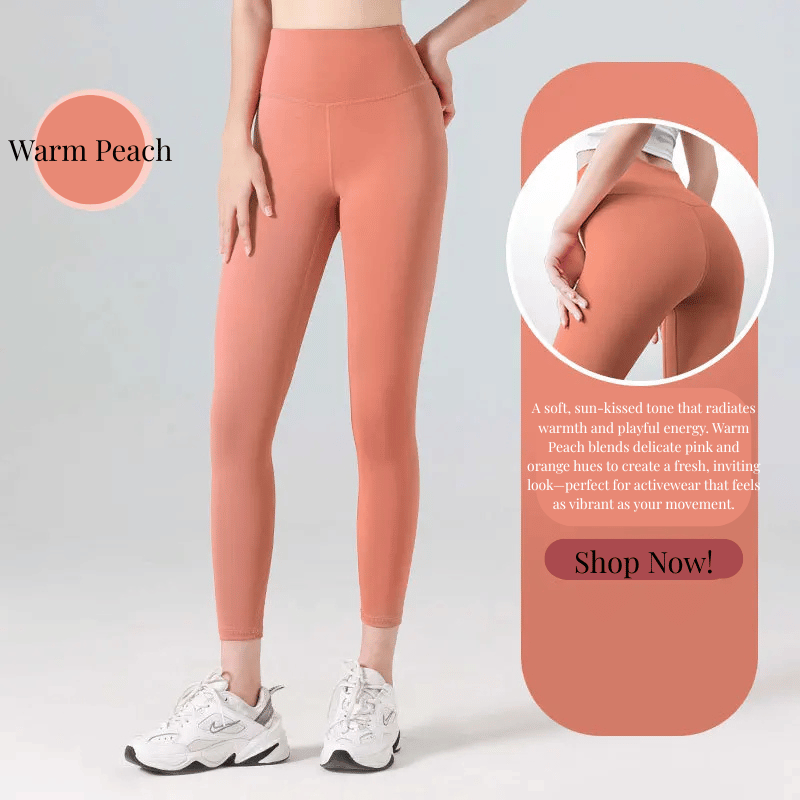Ribbed High Waisted Seamless Leggings – Tummy Control Yoga & Gym Pants for Women
