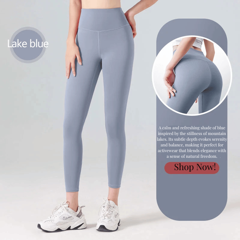 Ribbed High Waisted Seamless Leggings – Tummy Control Yoga & Gym Pants for Women