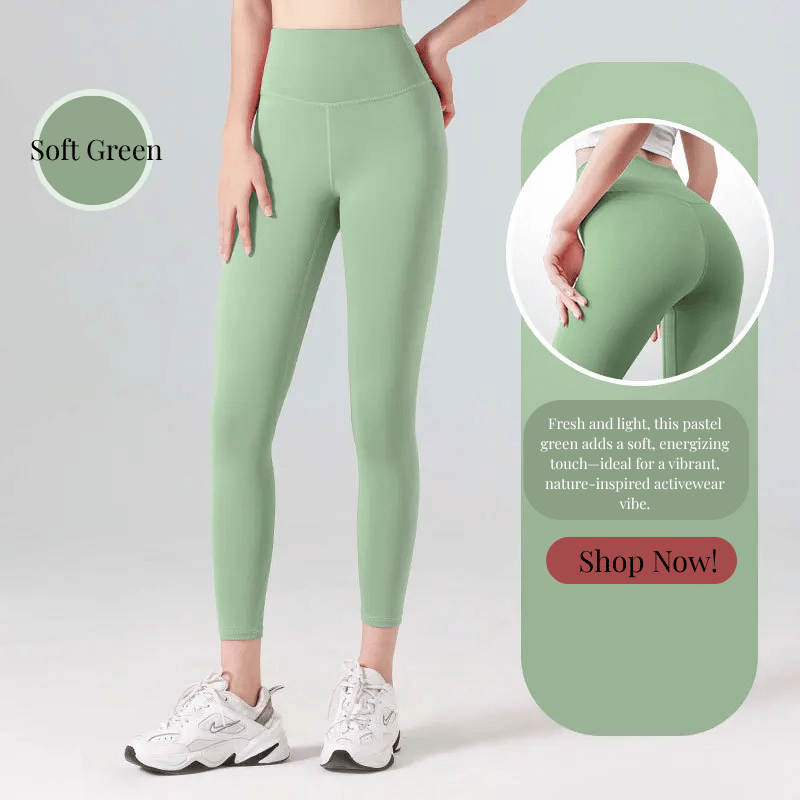 Ribbed High Waisted Seamless Leggings – Tummy Control Yoga & Gym Pants for Women
