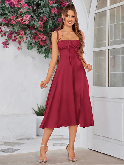 Elegant Blush A-Line Dress